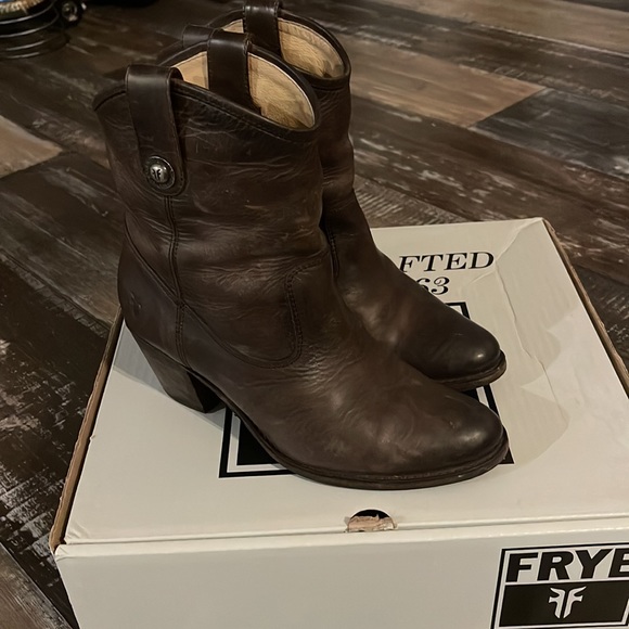 Frye women’s Jackie Button -slate color bootie size-7.5 - Picture 4 of 4